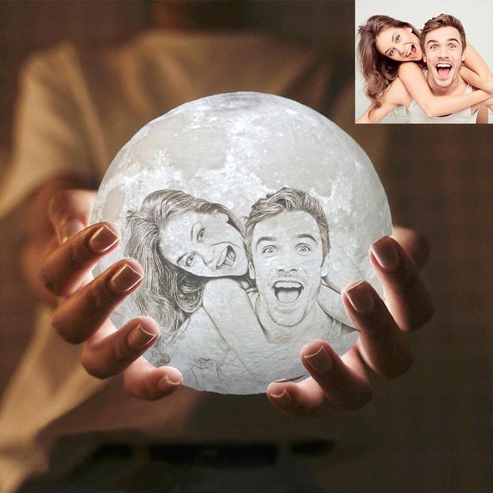 Custom Photo Moon Lamp, view 3